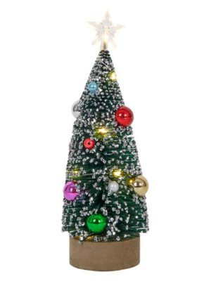 HIT Vianočná dekorácia 10LED stromček 22cm