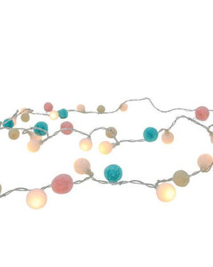 HIT Svetelná reťaz s časovačom 20LED a 20 ozdobičiek 150cm