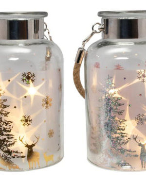SVENSKA LIVING Vianočná dekoračná fľaša 5LED 18