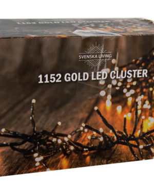 SVENSKA LIVING Vianočná svetelná reťaz LED chumáč 6