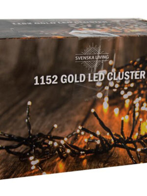 SVENSKA LIVING Vianočná svetelná reťaz LED chumáč 6