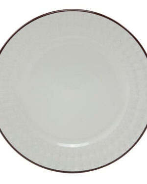 HIT Keramický dezertný tanier ROMA 19cm biely
