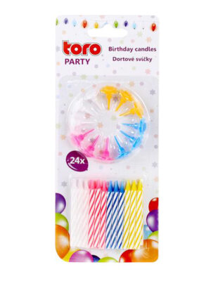 TORO Sviečky tortové 24 ks