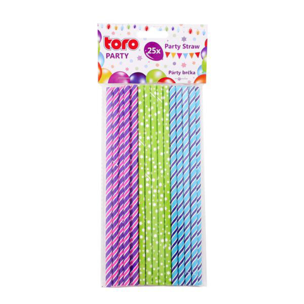 TORO Slamky ozdobné papierové 19