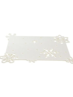 Plstené prestieranie TORO 45x35cm biele