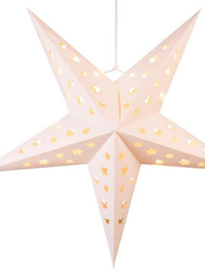 Papierová vianočná hviezda 4LED TORO 60cm