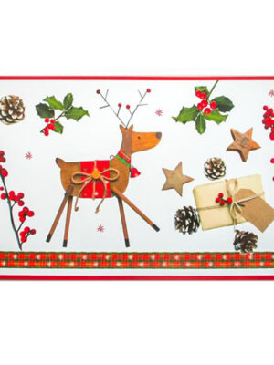 Vianočné plastové prestieranie TORO 28x43cm sob
