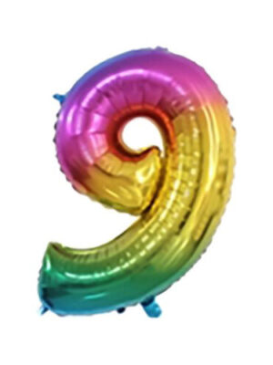 Balónik fóliový TORO číslica "9" 30cm