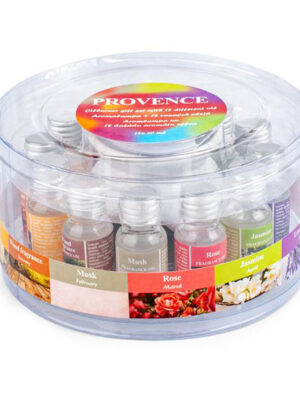 Keramická aromalampa PROVENCE + 12 vonných olejov
