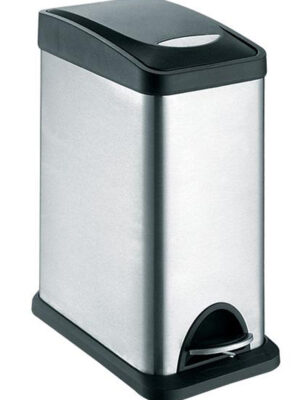 Nerezový nášľapný odpadkový kôš TORO 8l