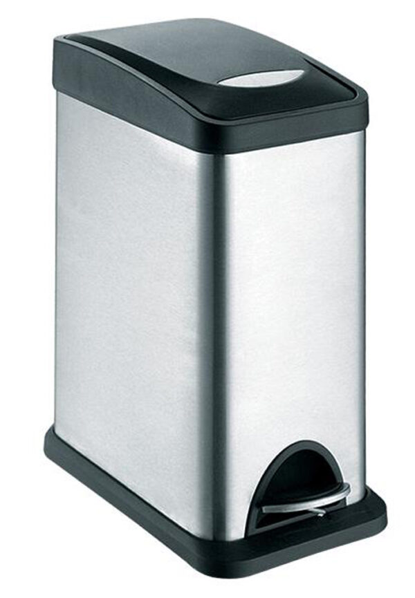Nerezový nášľapný odpadkový kôš TORO 8l