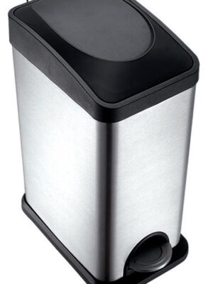 Nerezový nášľapný odpadkový kôš TORO 15l