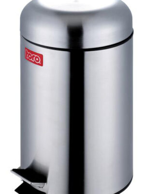 Nerezový nášľapný odpadkový kôš TORO Retro 20l
