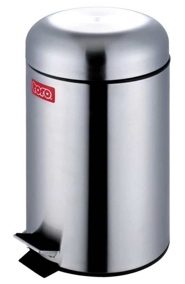 Nerezový nášľapný odpadkový kôš TORO Retro 20l