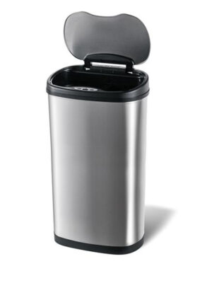 Nerezový odpadkový kôš na triedený odpad TORO so senzorom 50l