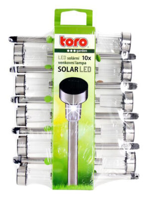Solárne vonkajšie LED svetlo TORO 10ks