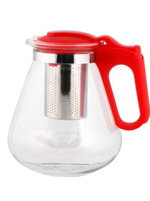 Sklenená kanvica so sitkom nerez TORO 1200ml