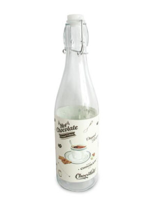Sklenená fľaša s patentným uzáverom TORO 540ml Cafe bistro