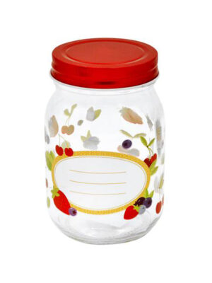 Zavárací pohár s viečkom TORO 500ml ovocie
