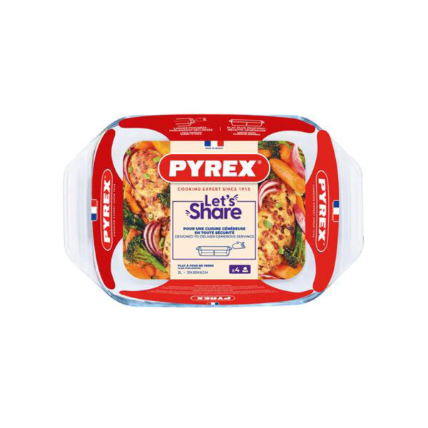 Sklenený pekáč PYREX 31x20cm/2l