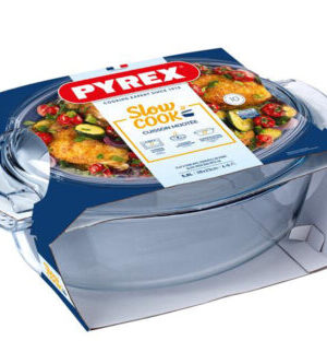 Sklenená zapekacia misa PYREX s vekom 38x23cm/5
