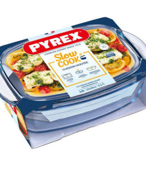 Sklenená zapekacia misa PYREX s vekom 33x20cm/4