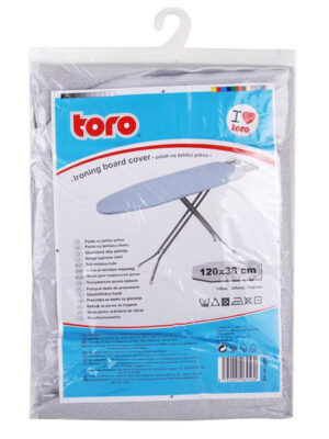 Poťah na žehliacu dosku TORO 120x38cm nepriľnavý