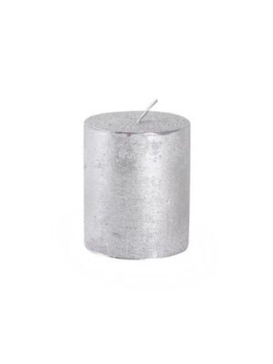 Rustikálna sviečka 7cm PROVENCE strieborná