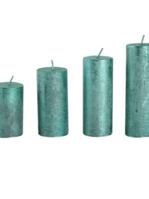 Rustikálna adventná sviečka ø4cm PROVENCE 4ks zelená