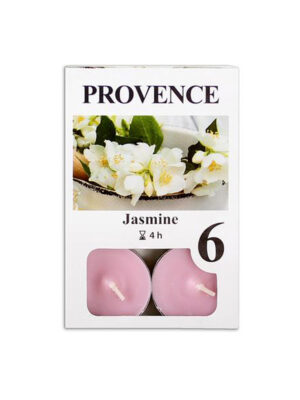 Čajová sviečka PROVENCE 6ks jazmín