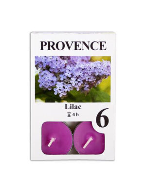 Čajová sviečka PROVENCE 6ks orgován