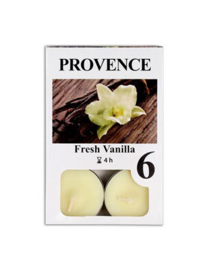 Čajová sviečka PROVENCE 6ks vanilka