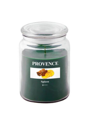 Vonná sviečka v skle PROVENCE 95 hodín korenie