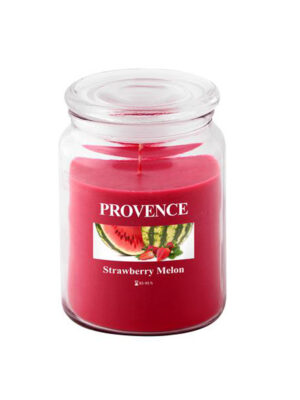 Vonná sviečka v skle PROVENCE 95 hodín jahoda a melón