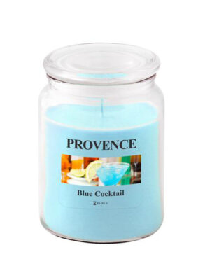 Vonná sviečka v skle PROVENCE 95 hodín Blue Cocktail