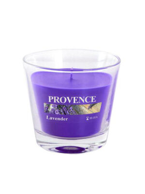 Vonná sviečka v skle PROVENCE 35 hodín levanduľa