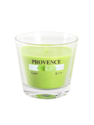 Vonná sviečka v skle PROVENCE 35 hodín limetka