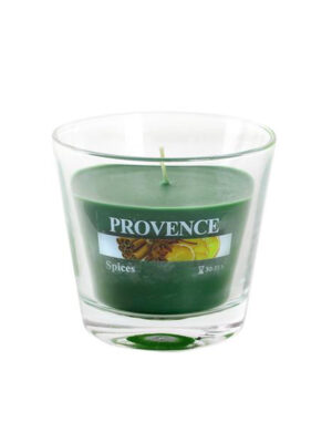 Vonná sviečka v skle PROVENCE 35 hodín korenie