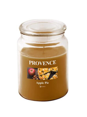 Vonná sviečka v skle PROVENCE 95 hodín jablečný závin