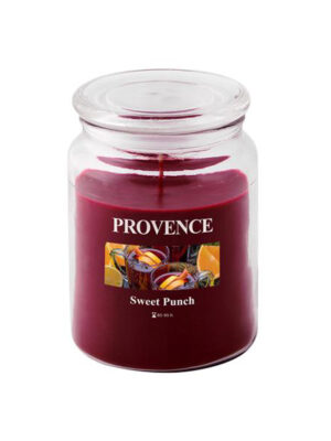 Vonná sviečka v skle PROVENCE 95 hodín sladký punč