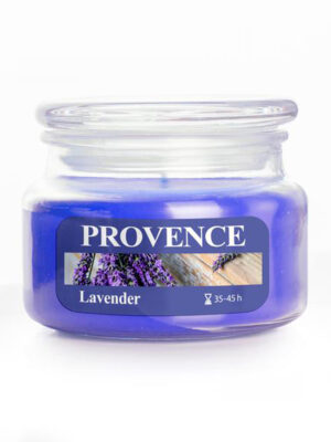 Vonná sviečka v skle PROVENCE 45 hodín levanduľa