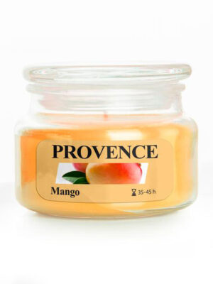 Vonná sviečka v skle PROVENCE 45 hodín mango