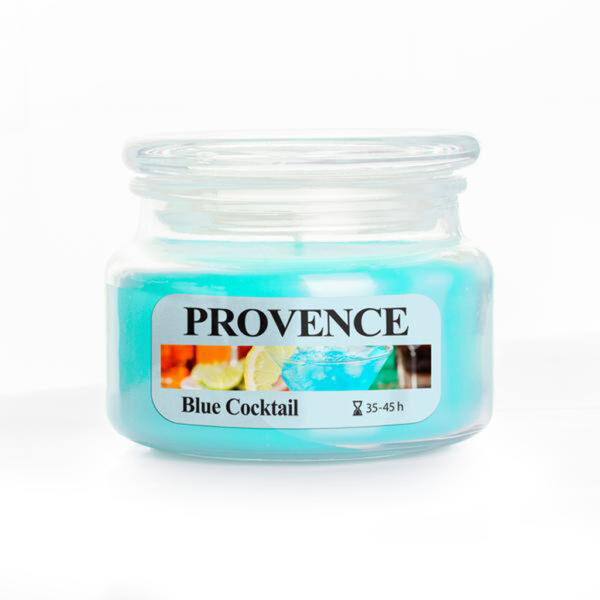 Vonná sviečka v skle PROVENCE 45 hodín blue cocktail
