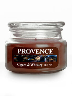 Vonná sviečka v skle PROVENCE 45 hodín cigars&whiskey