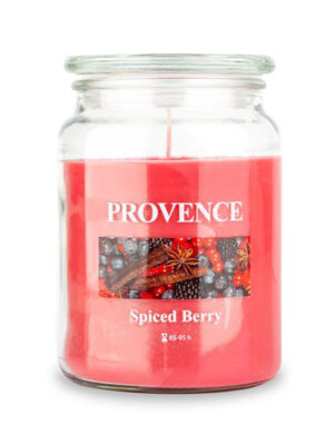 Vonná sviečka v skle PROVENCE 95 hodín spiced berry