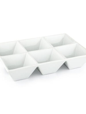 Edco Porcelánová servírovacia miska ALPINA 24x16cm