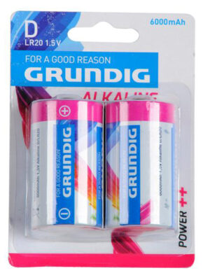 BATERIE LR20 GRUNDIG ALKALINE 6000 mAh
