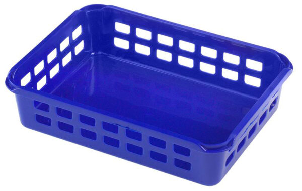 Plastový košík HEIDRUN 25x19x6cm MIX farieb