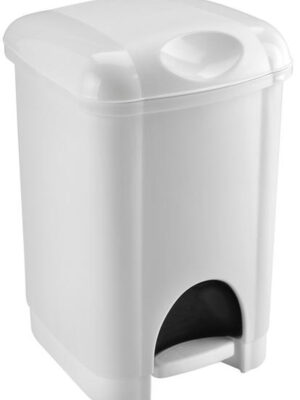Plastový nášľapný kôš na odpadky HEIDRUN 16l.