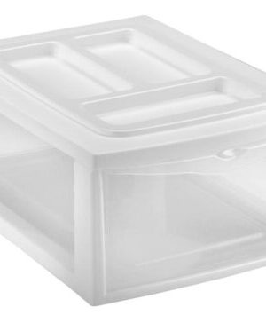 Plastový regál 1 zásuvka HEIDRUN 38x27x14cm